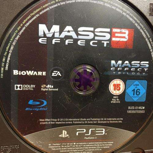 PS3 - Mass Effect 3 (Disc Only)