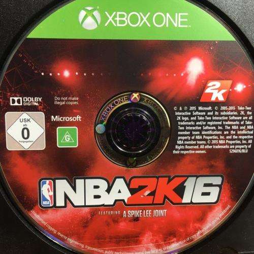 Xbox ONE -NBA 2K16 (Disc Only)