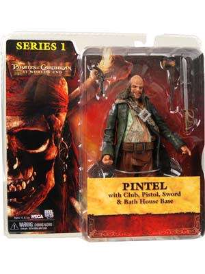 NECA - Pirates of the Caribbean - Pintel - Series 1 At Worlds End (7 Inch Figure)