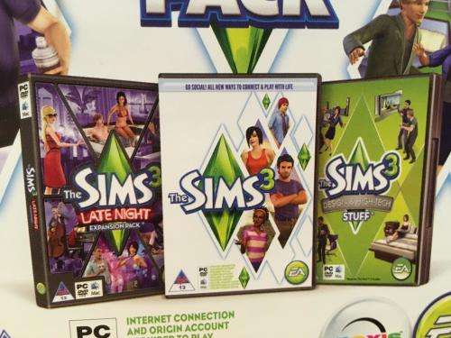 PC - The Sims 3 Starter Pack - Main Game, Late Night Expansion + High End Loft Stuff