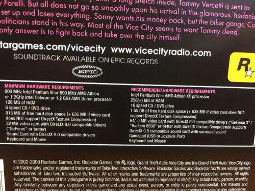 PC - Grand Theft Auto Vice City