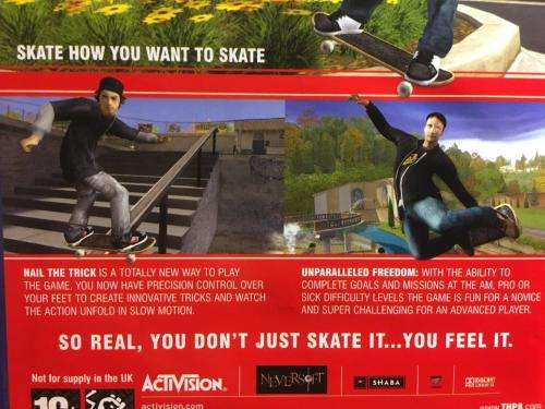 PS2 - Tony Hawk's Project 8