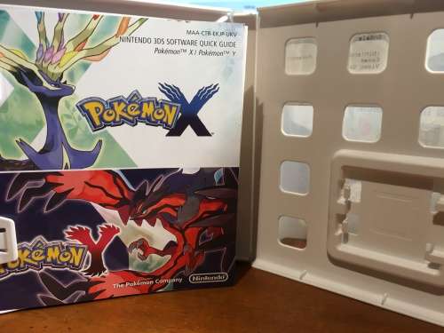 Nintendo 3DS - Pokemon X (Case and cover only)