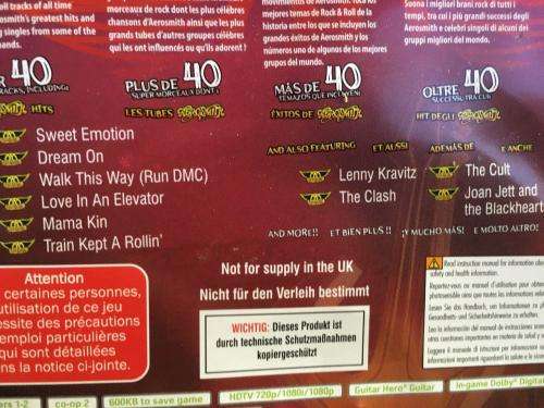 Xbox 360 - Guitar Hero - Aerosmith