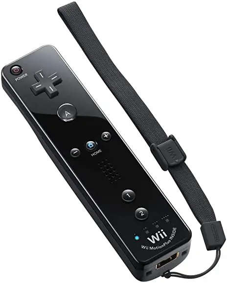 Nintendo Wii - Official Nintendo Black Wii Contoller with Motion Plus