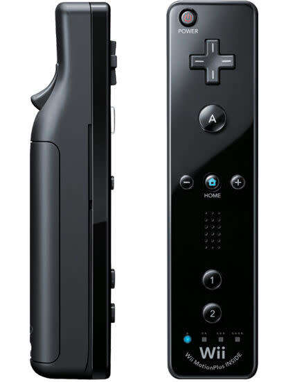 Nintendo Wii - Official Nintendo Black Wii Contoller with Motion Plus