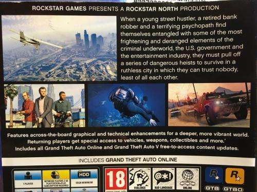 PS4 - Grand Theft Auto V Five