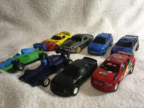Job Lot of 8 1:43 Scale Slot Cars - See description
