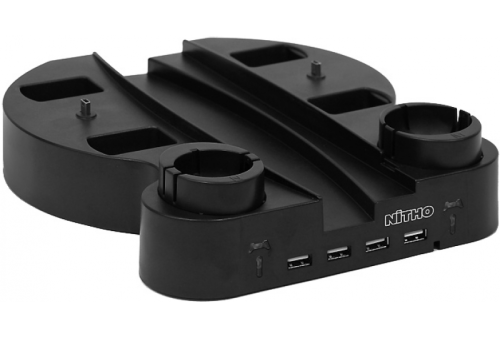 Nitho 4 Way Playstation 3 Slim Docking & Move Charging Station - USB & Cable powered