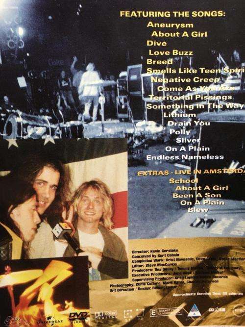 DVD - Nirvana - Live! Tonight! Sold Out!