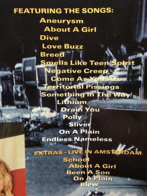 DVD - Nirvana - Live! Tonight! Sold Out!