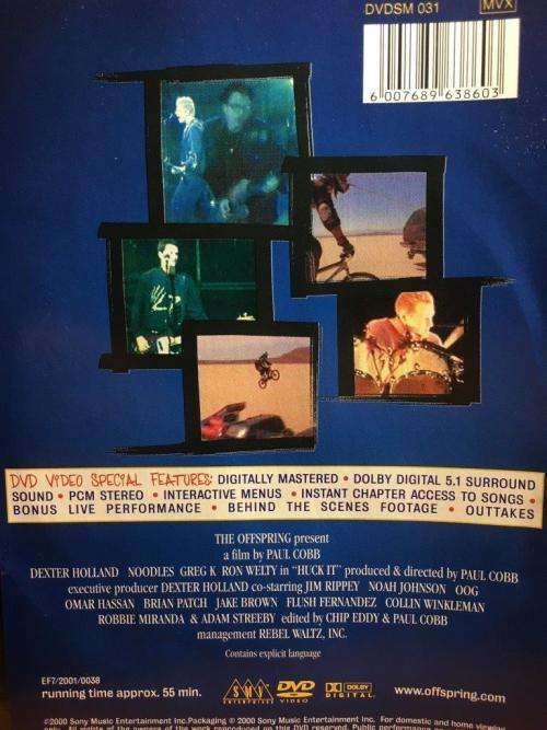 DVD - The Offspring - Huck It