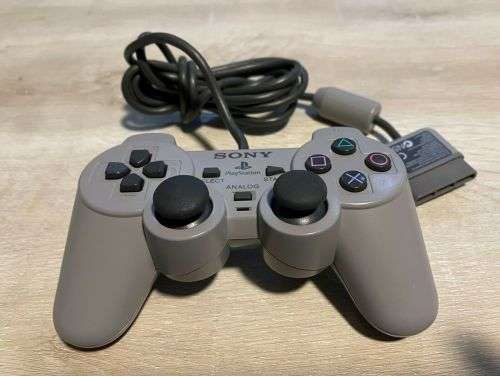 PS1 - Official Sony PS1 Analog Controller Grey
