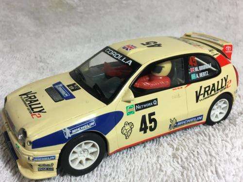 Scalextric - Corolla WRC No 45 V-Rally 2 Made in England 1:32 Scale