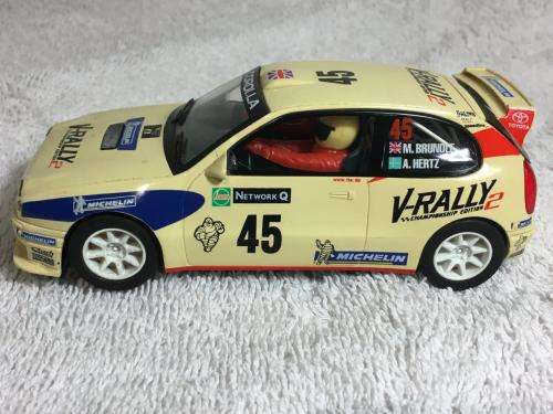 Scalextric - Corolla WRC No 45 V-Rally 2 Made in England 1:32 Scale