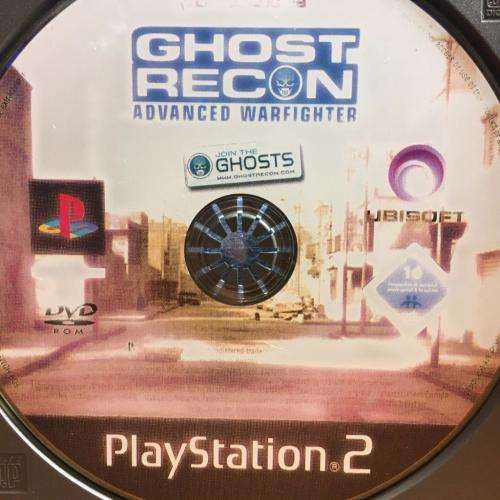 PS2 - Tom Clancy`s Ghost Recon Advanced Warfighter (Disc Only)