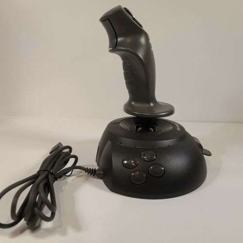 Microsoft Sidewinder PC USB Computer Joystick X05-92626 Flight SIM Controller