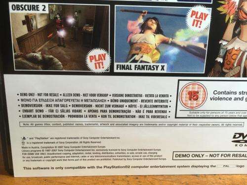 PS2 - Playstation 2 Official Magazine Demo Disc 89 - September 2007