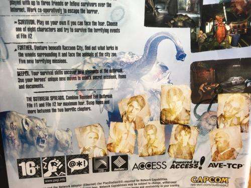 PS2 - Resident Evil Outbreak File #2