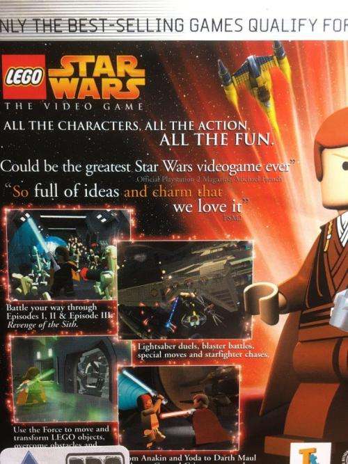 PS2 - Lego Star Wars The Video Game - Platinum