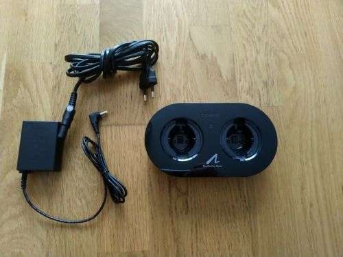 Official Sony PS3 PS4 Move Dual Charging Station CECH-ZCC1E  C/W PSU
