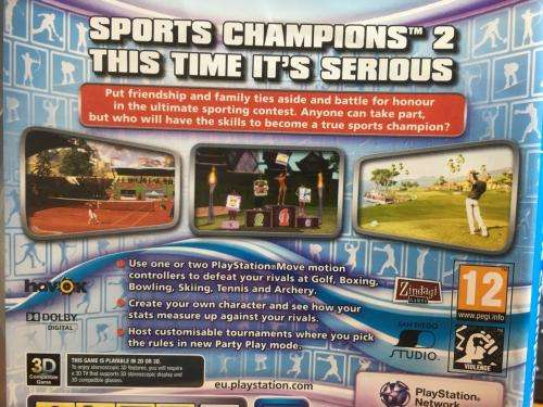 PS3 - Sports Champions 2 (Playstation Move Required)