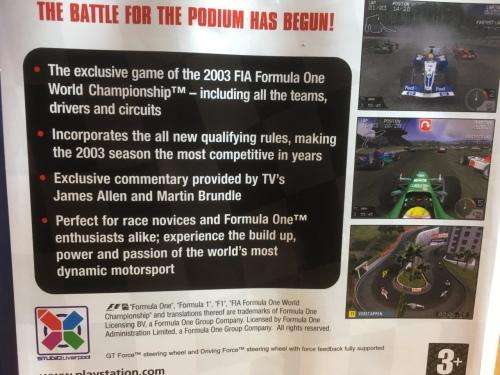 PS2 - Formula One 2003