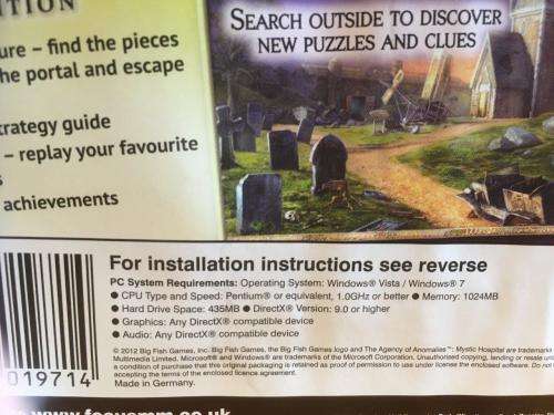 PC - The Agency of Anomalies Mystic Hospital - Hidden object Game