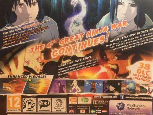 PS3 - Naruto Shippuden - Ultimate Ninja Storm 3 Full Burst