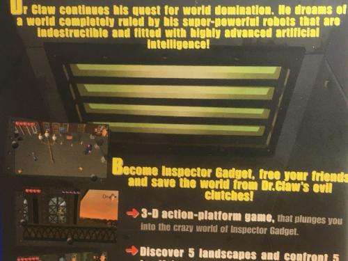 PS2 - Inspector Gadget Mad Robots Invasion