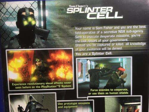 PS2 - Tom Clancy`s Splinter Cell