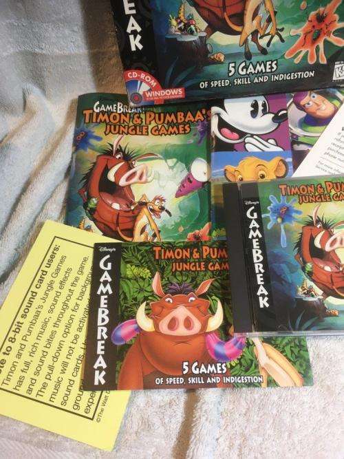 PC - Timon & Pumbaa`s Jungle Games (Big Box Game) (Retro)