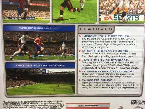 PS2 - FIFA Football 2005 - Platinum