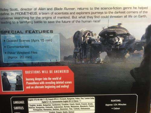 Blu-ray - Prometheus