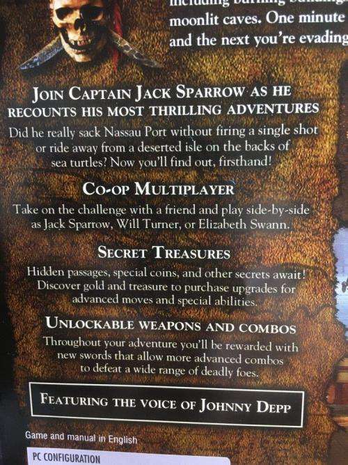 PC - Pirates of The Caribbean The Legend of Jack Sparrow