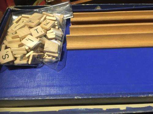 Vintage Scrabble  - Made in RSA - Leon Toys (PTY) LTD Wooden Tiles and holders