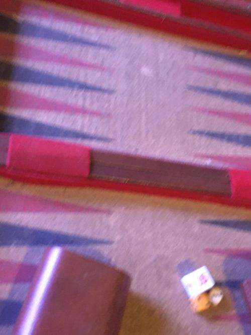 Backgammon In Leatherette Brief Case