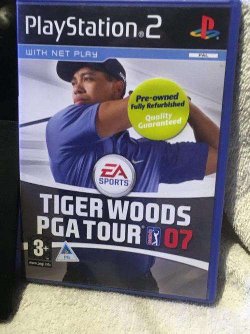 Playstation 2 - Black Slim Line Console c/w 1 x New Generic Controller, AV + PSU & Cable 1 x Game