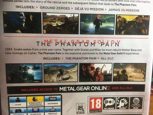 PS4 - Metal Gear V The Definitive Experience