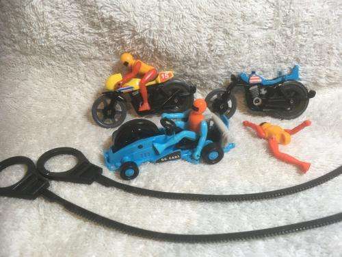 Vintage Job lot Tomy Pop Cycle Racers - See Description and pictures