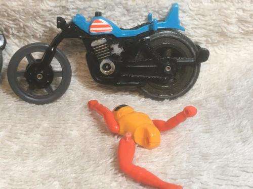 Vintage Job lot Tomy Pop Cycle Racers - See Description and pictures
