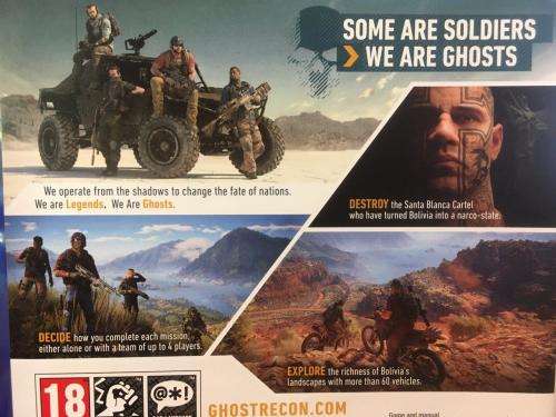 PS4 - Tom Clancy`s Ghost Recon Wildlands