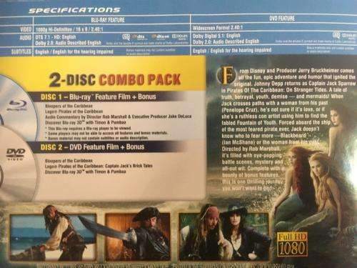 Blu-ray - Pirates of the Caribbean on Stranger Tides