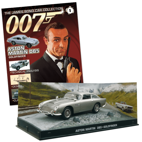 Aston Martin DB5 - Goldfinger Issue 1 - James Bond Car Collection  1:43 Scale Die Cast