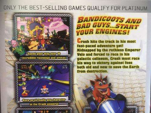 PS2 - Crash Nitro Kart - Platinum