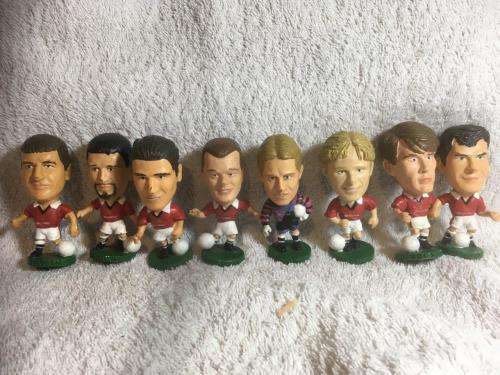 Job Lot Vintage Manchester United (SHARP)  Corithians Figures x 8