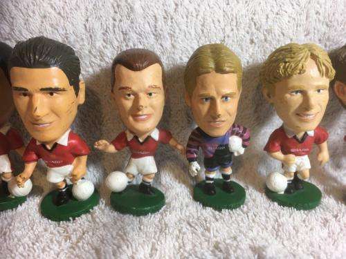 Job Lot Vintage Manchester United (SHARP)  Corithians Figures x 8
