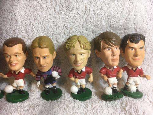 Job Lot Vintage Manchester United (SHARP)  Corithians Figures x 8