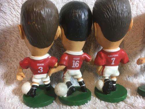 Job Lot Vintage Manchester United (SHARP)  Corithians Figures x 8