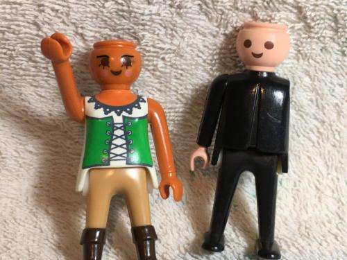 Job Lot of Vintage & Newer Playmobile / Geobra People x 21+ 2 prople spares